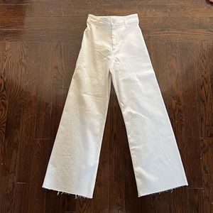 Zara White Jeans